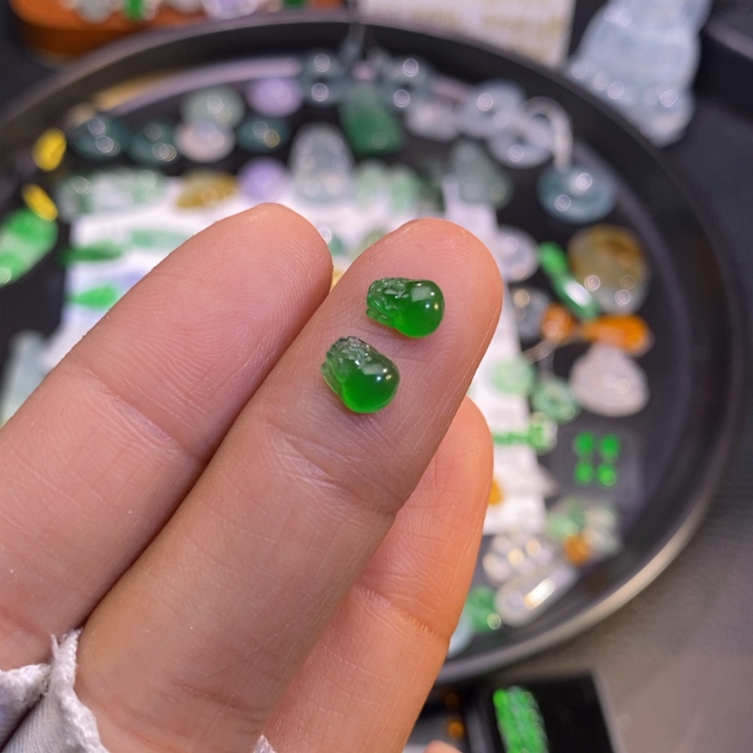 【闪购商品】翡翠挂件未镶嵌金蟾