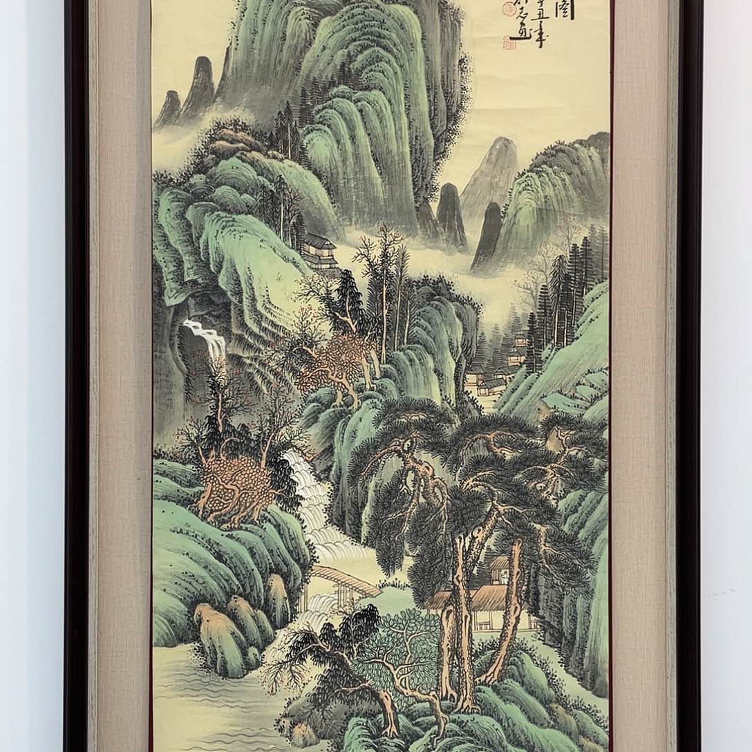 国画凌行志手绘作品