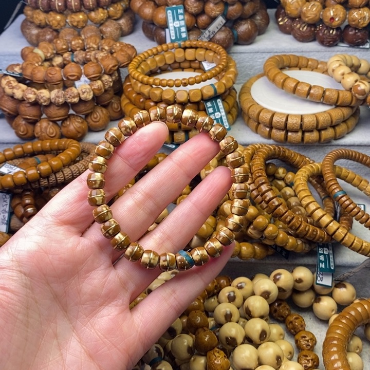 紫金鼠手串纯肉实心一线卡8