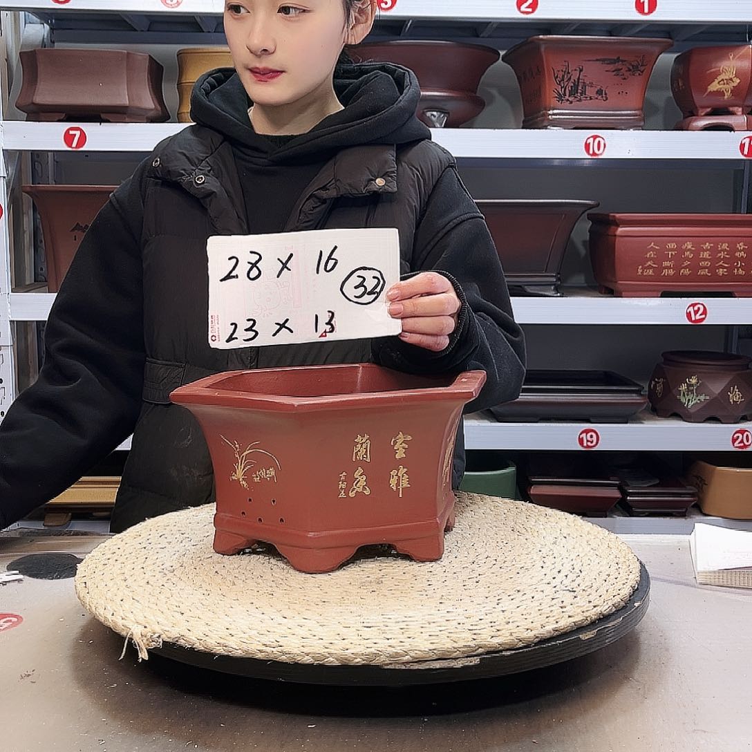 紫砂花盆紫砂花盆