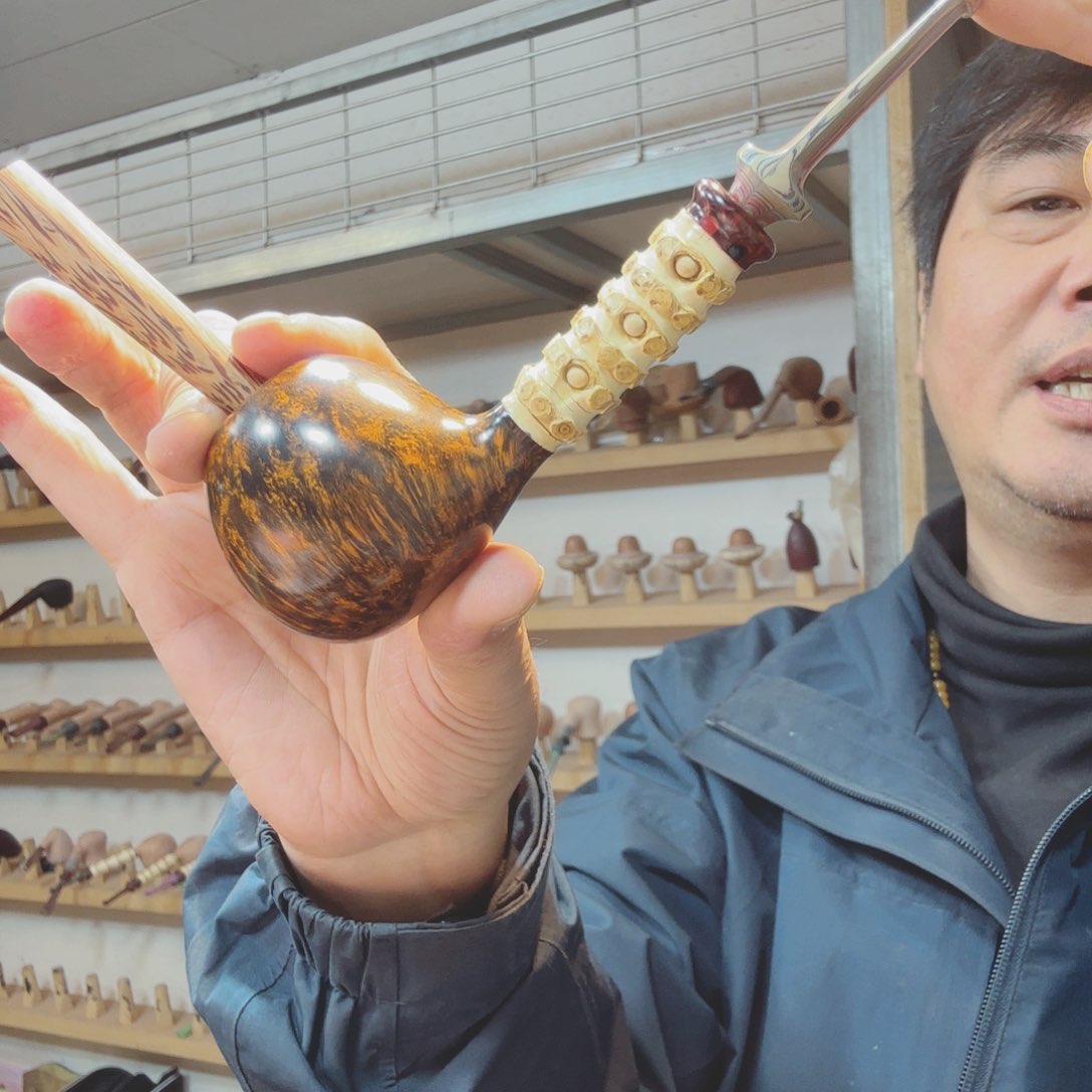 P****O焦耀烟斗一竹节