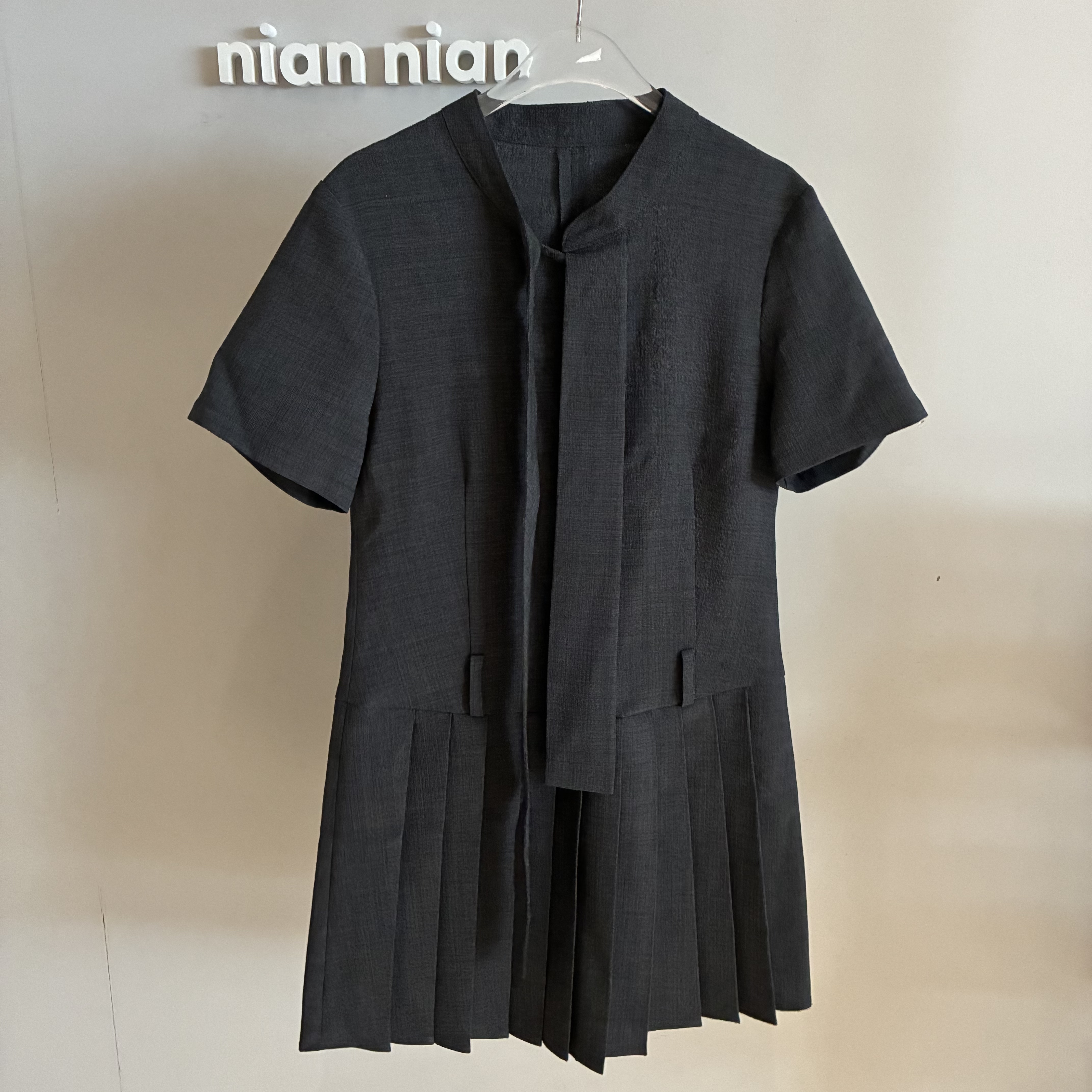 250612拼接百褶连衣裙mm2142