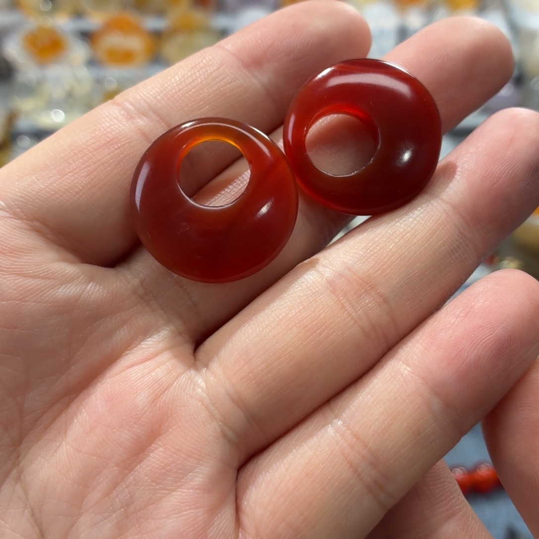 玛瑙/玉髓未镶嵌吊坠(不含链)