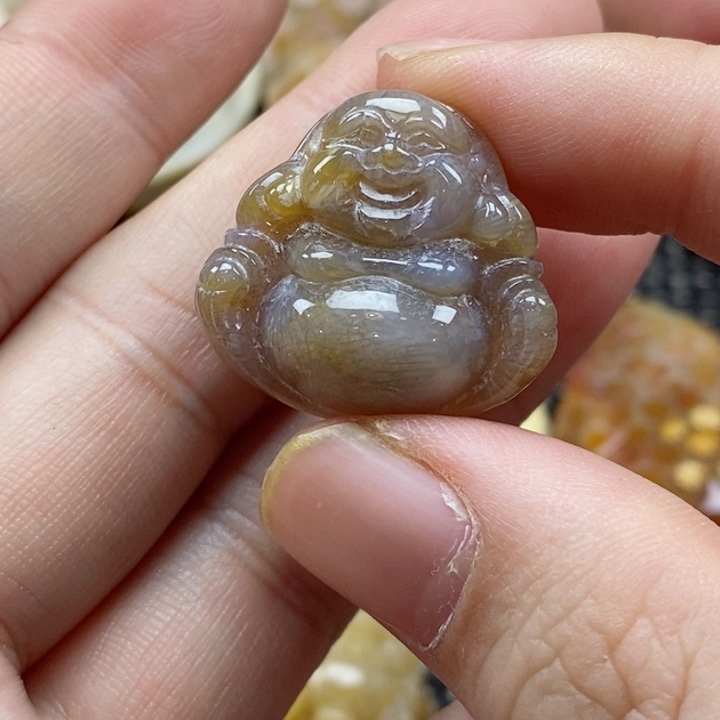 硅化珊瑚（珊瑚玉）颈饰未镶嵌