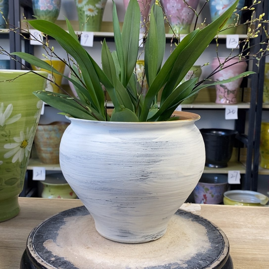 景德镇手工手绘陶瓷花盆