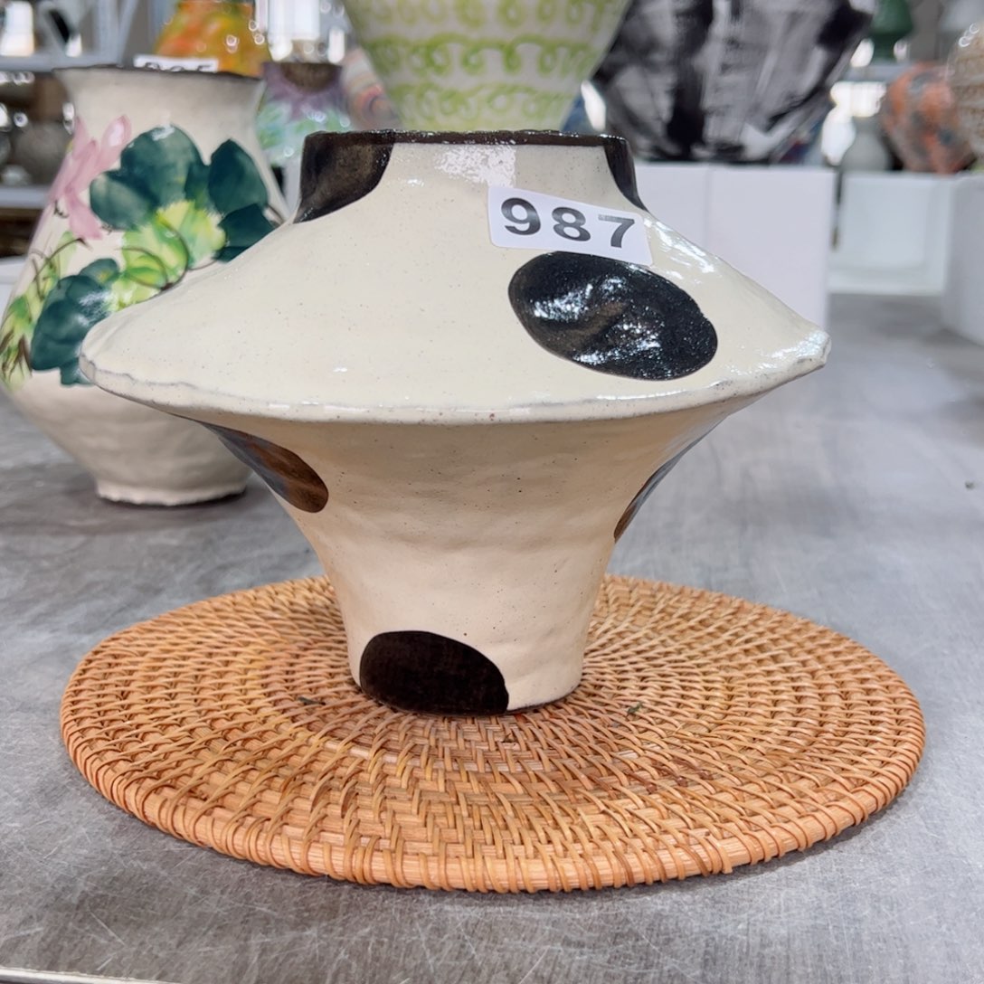 红陶口8高16无孔