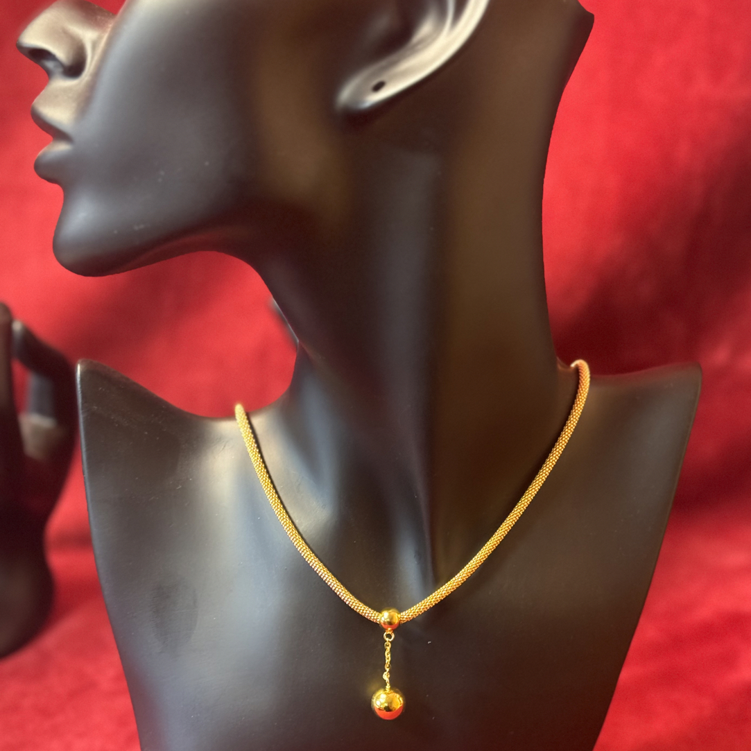 合金项链 项链قاپلىما ئالتۇنJ-0.94Y-8.77