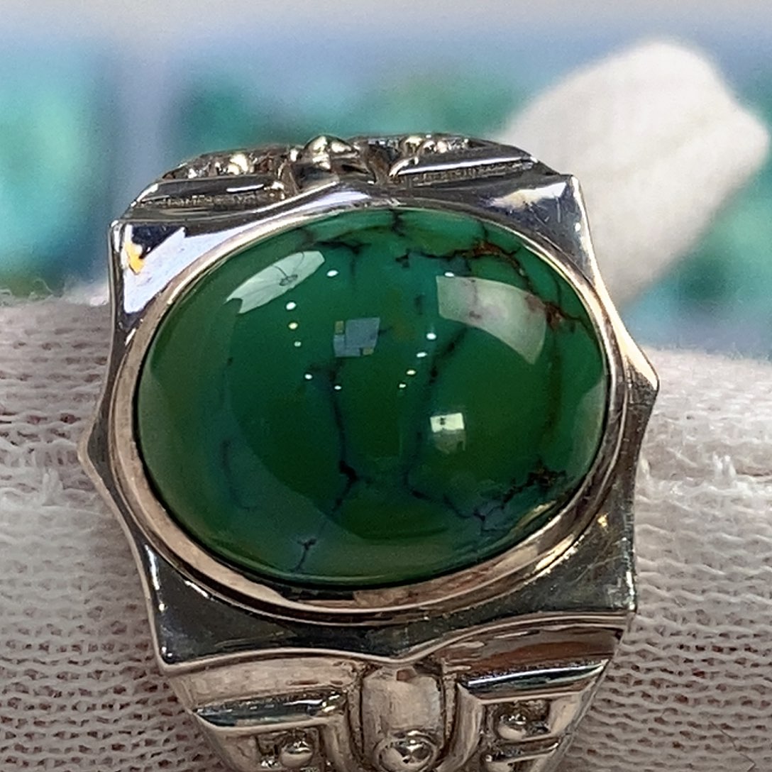 绿松石银S925镶嵌配饰