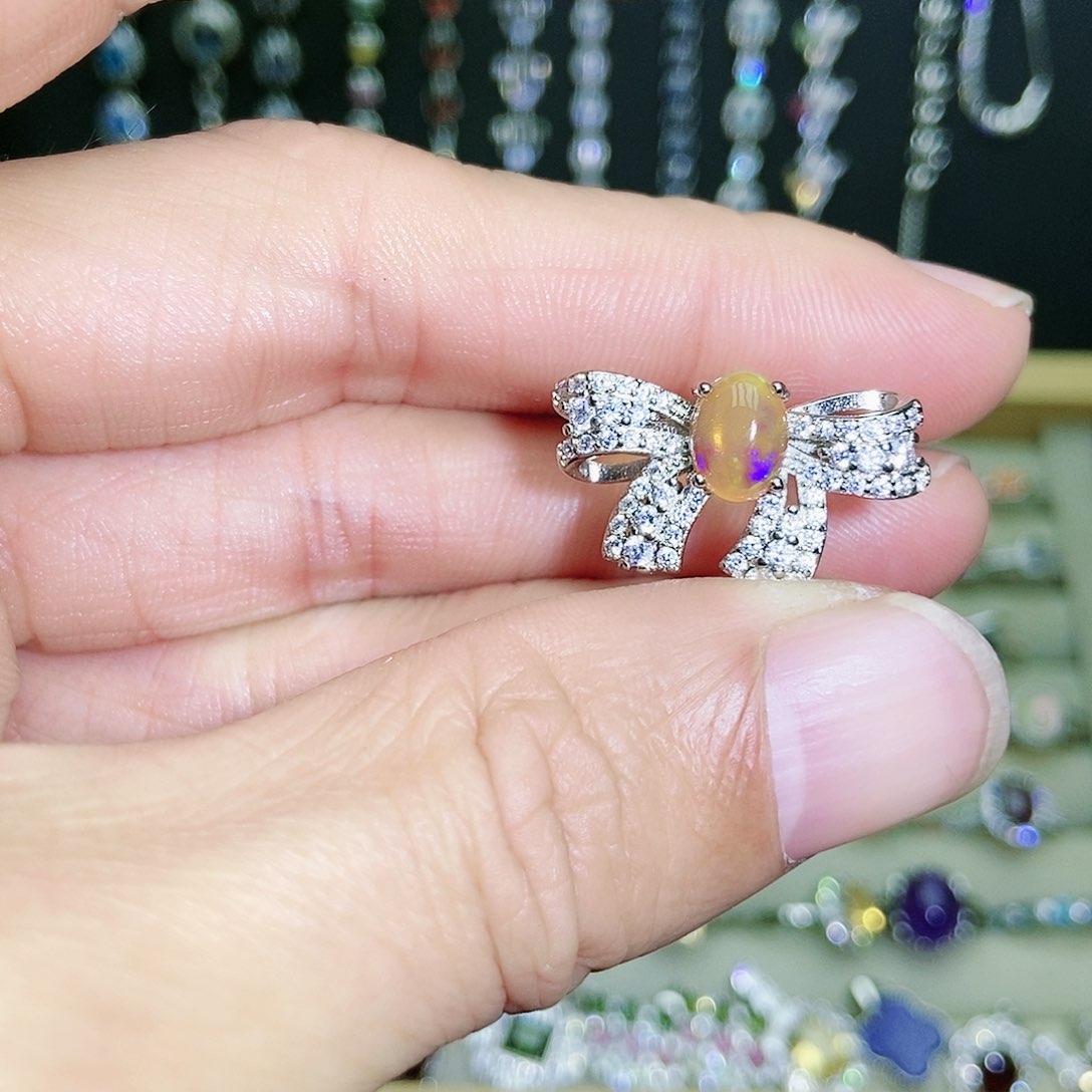 【闪购商品】未镶嵌欧泊戒指