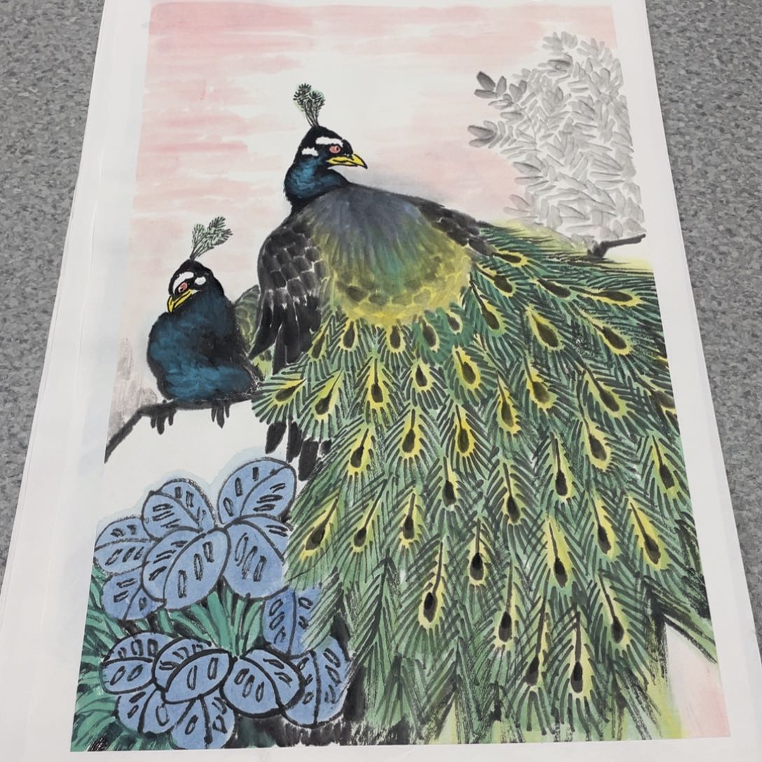 国画2平尺国画作品