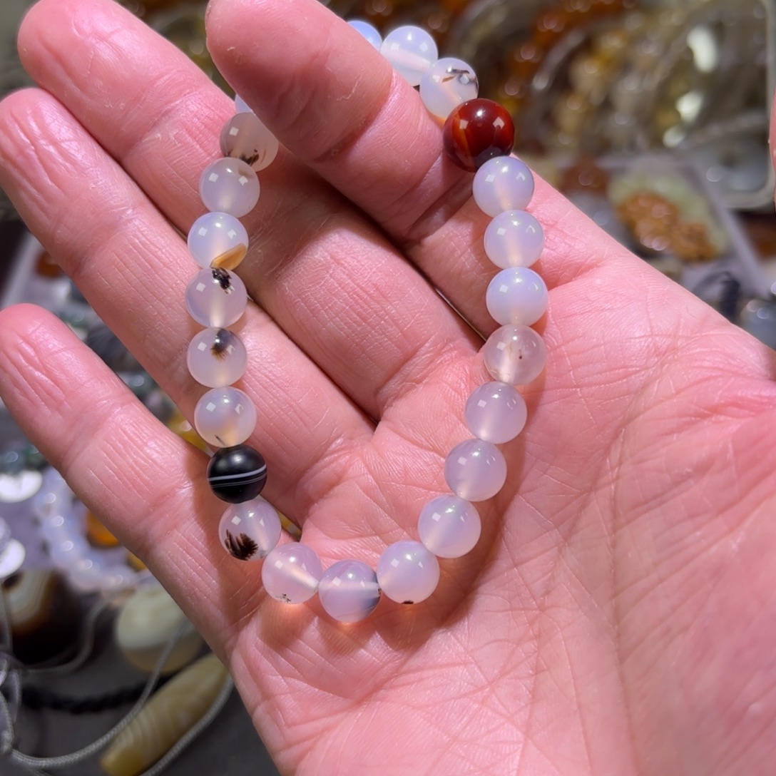 玛瑙/玉髓未镶嵌颈饰