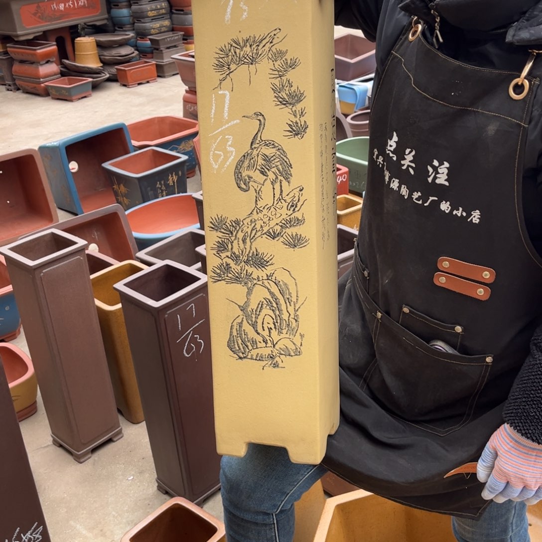 紫砂花盆盆景艺术