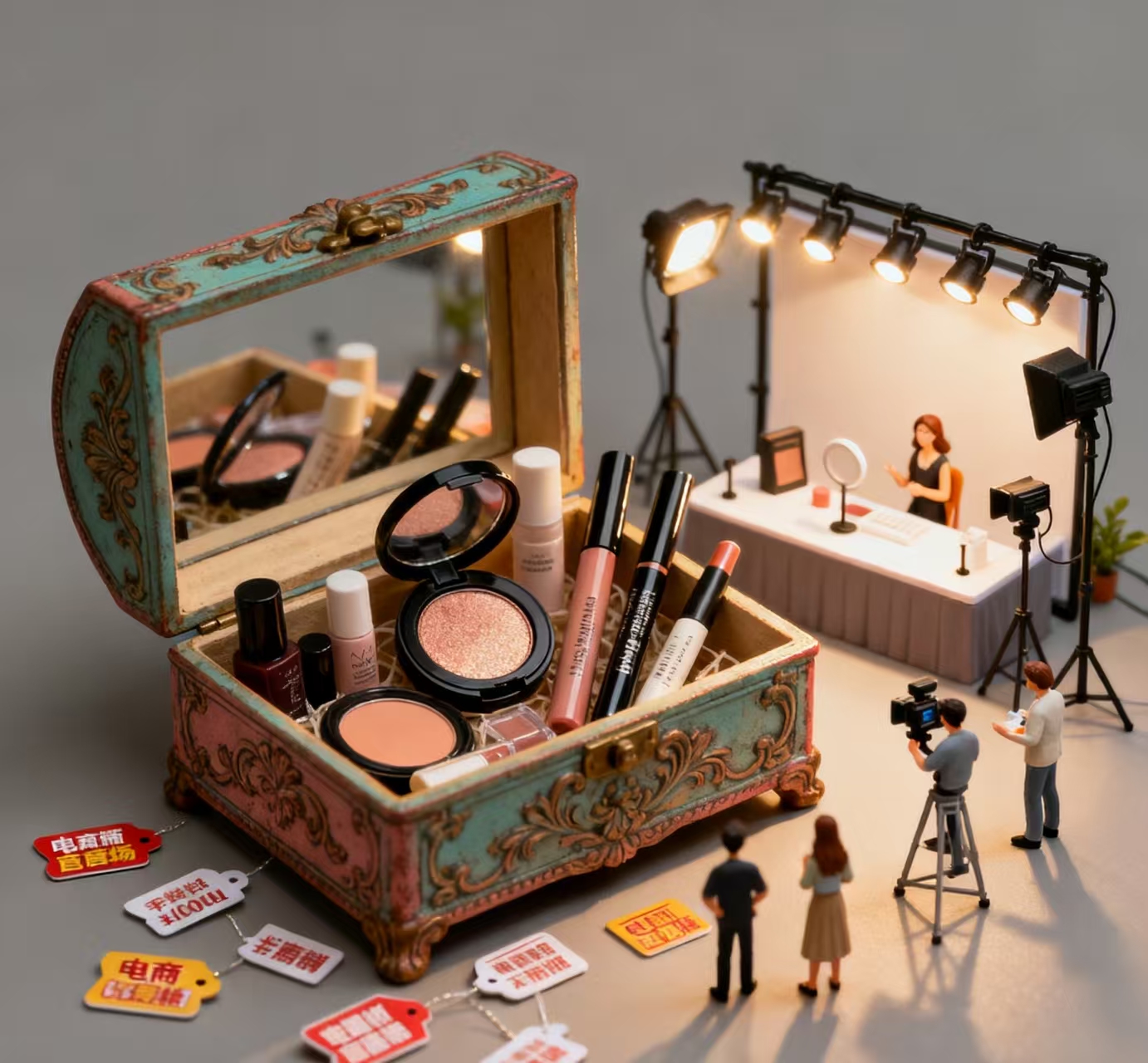 瑕疵美妆盲盒 以主播为准