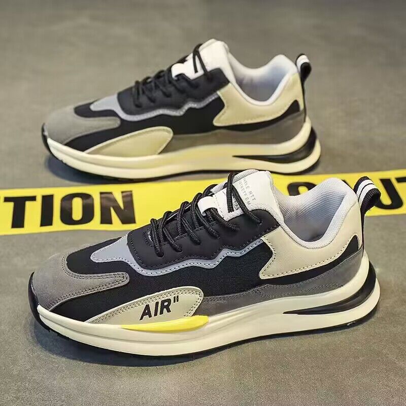 男鞋秋季2025新款透气防滑耐磨男士运动休闲鞋子男款跑步旅游老爹