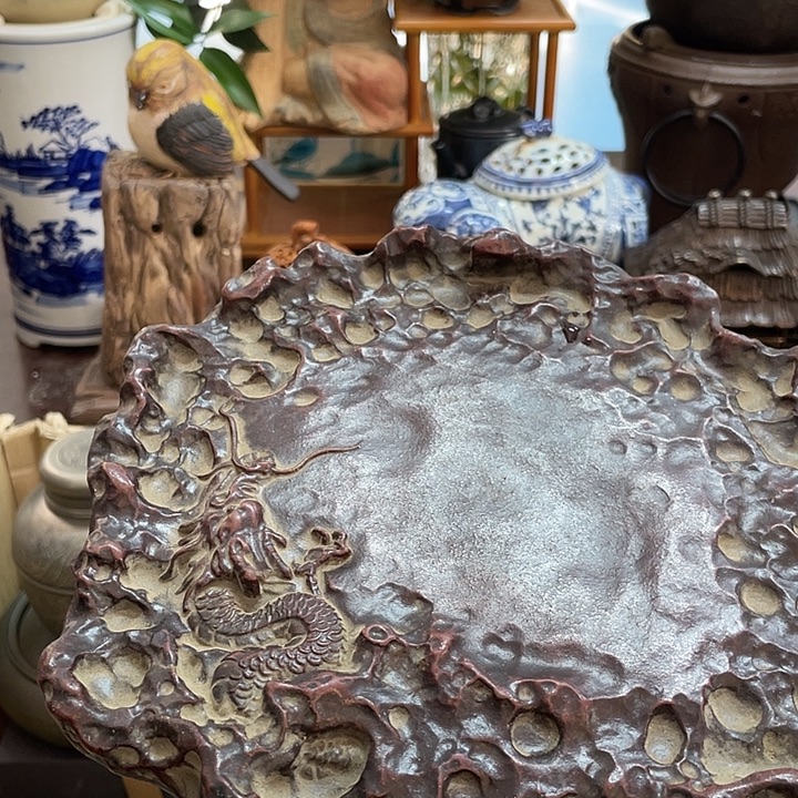 紫砂中古工艺品摆件