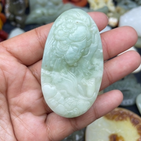 蛇纹石玉颈饰未镶嵌41