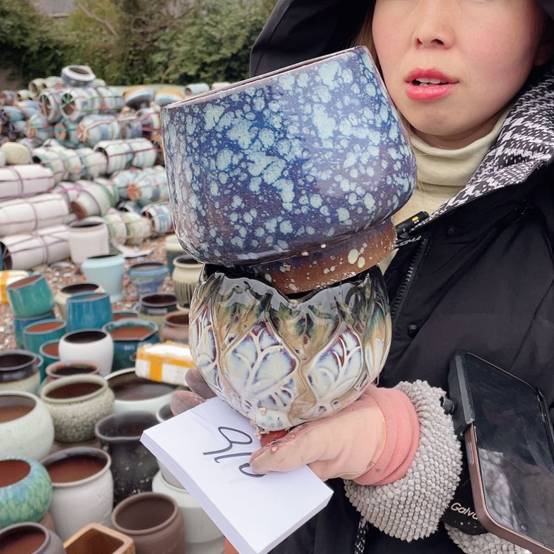 红陶王嫂花盆直播0304-910颜色款式不选
