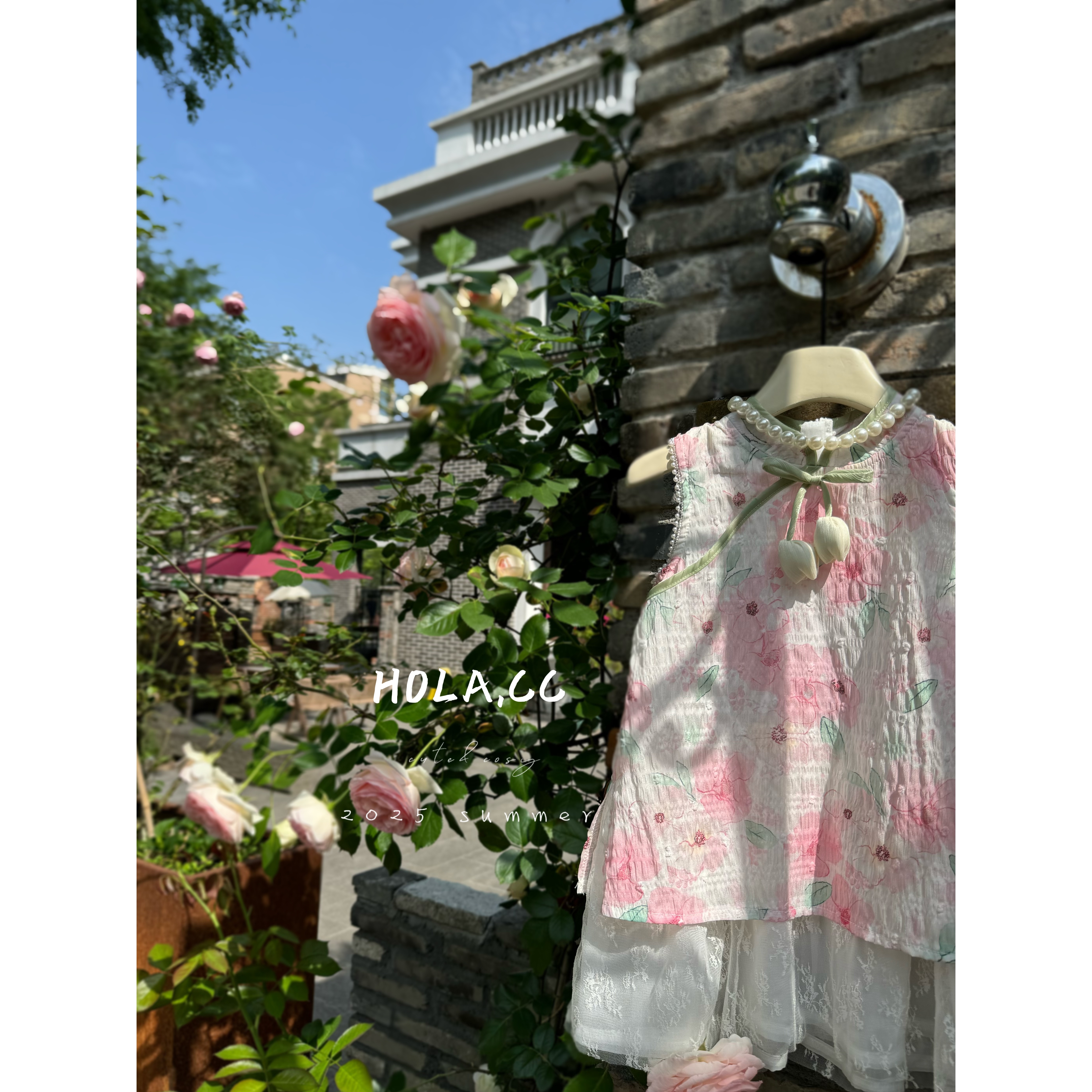 AC336~【花样童年】HOLA.CC·25夏~蔷薇姑娘连衣裙6171（汉服）