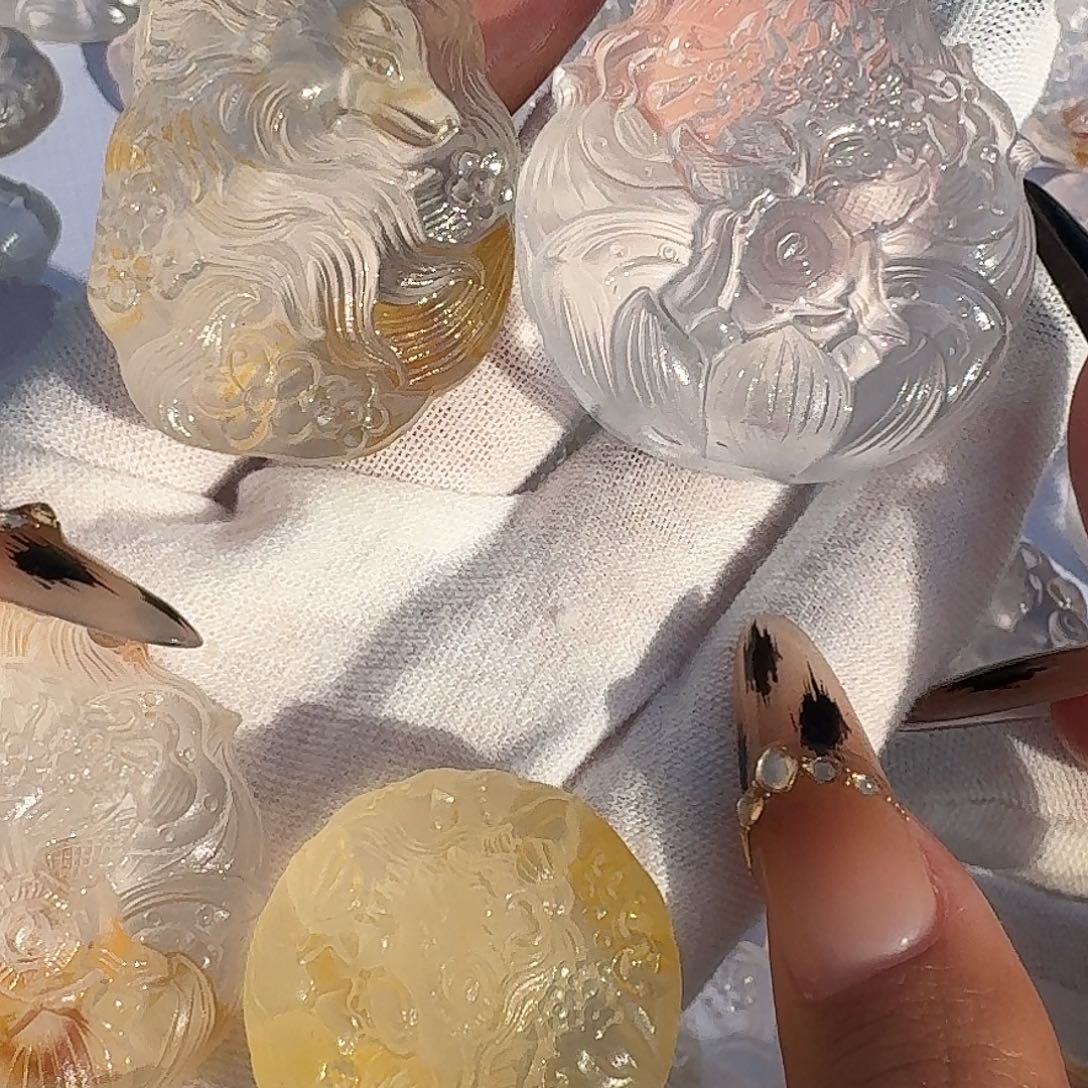 咕***叽水晶未镶嵌手链狐牌2