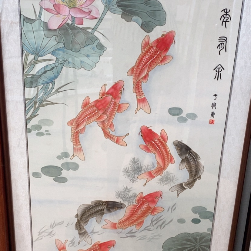 【闪购商品】国画手绘国画工笔带框