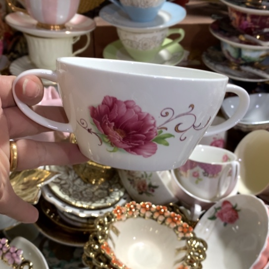 瓷片微瑕陶瓷处理介意请慎拍11厘米