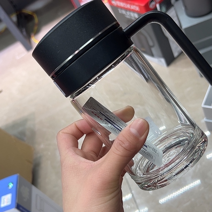 厚耀品牌单层500ml  黑 端把微