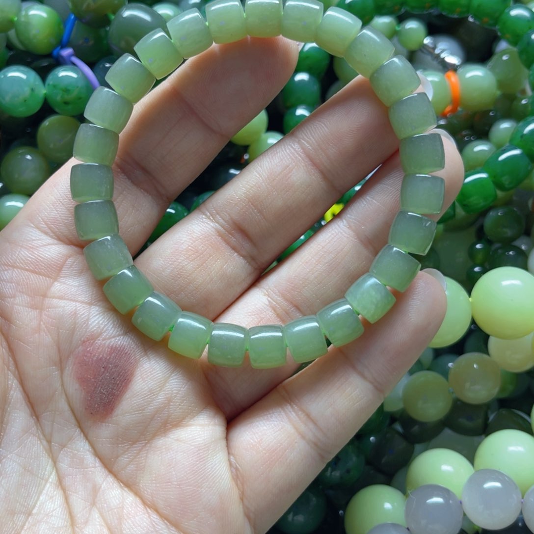 和田玉手链未镶嵌