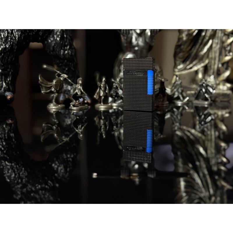 朗声钢音格兰德（黑蓝）高端  充气打火机 S