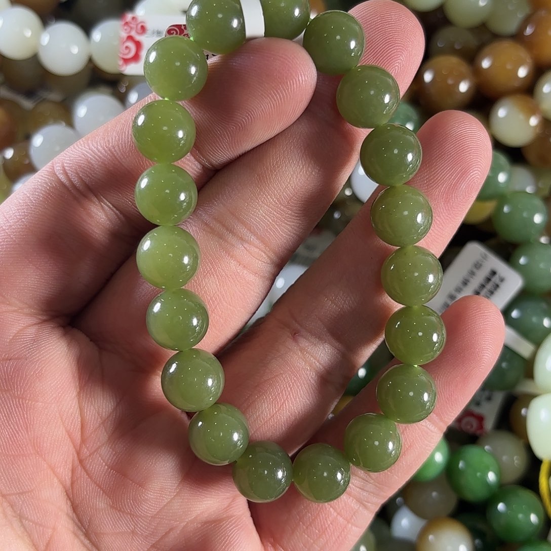和田玉手链未镶嵌W132