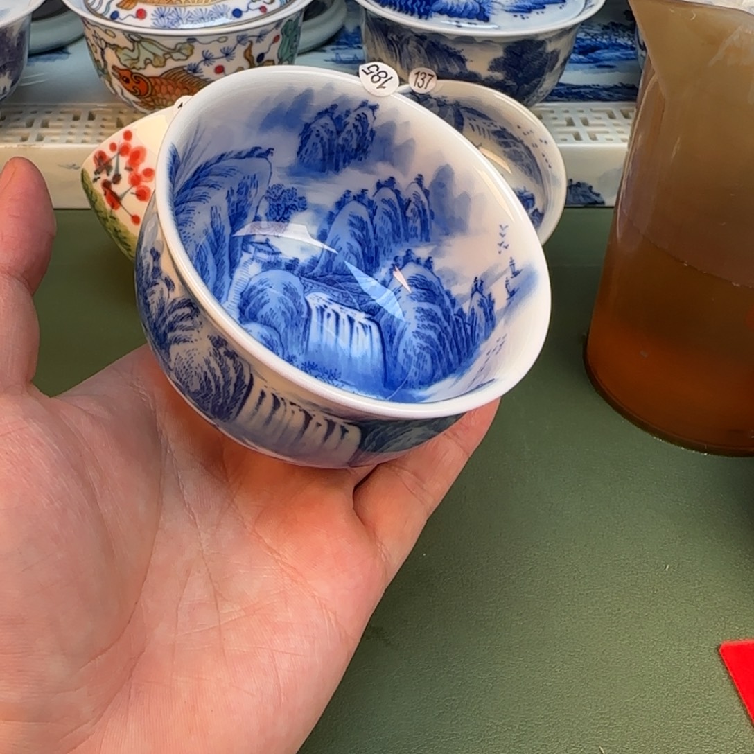 彦祖纯手工手绘茶具185