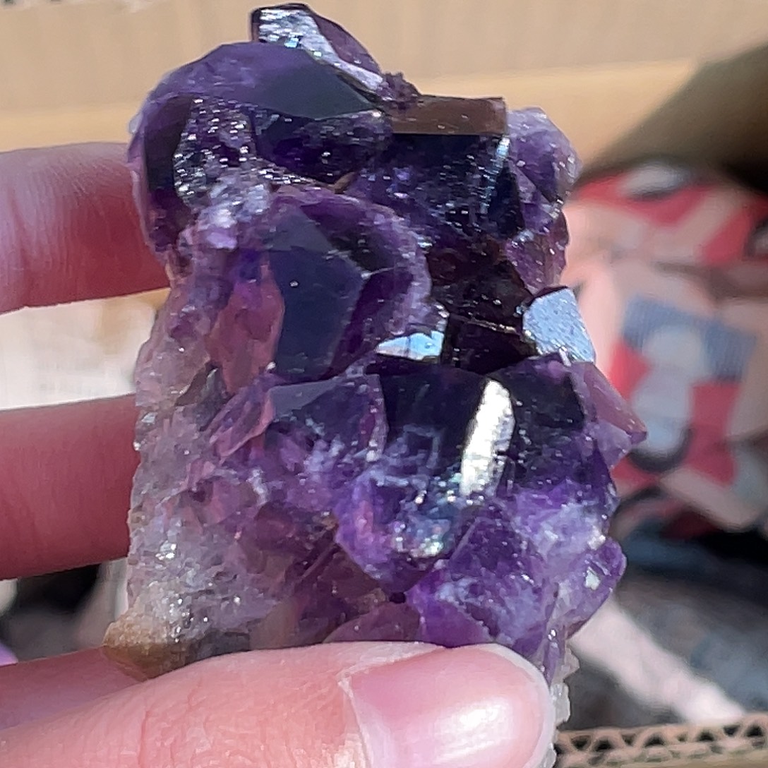 手串水晶未镶嵌乌拉圭紫晶 17号