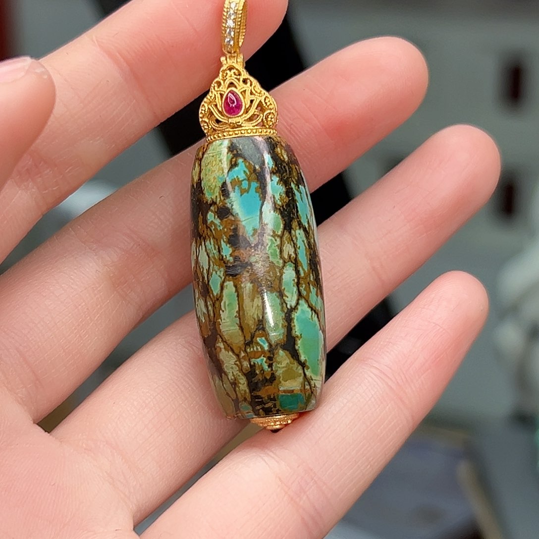 绿松石珠宝奇石未镶嵌