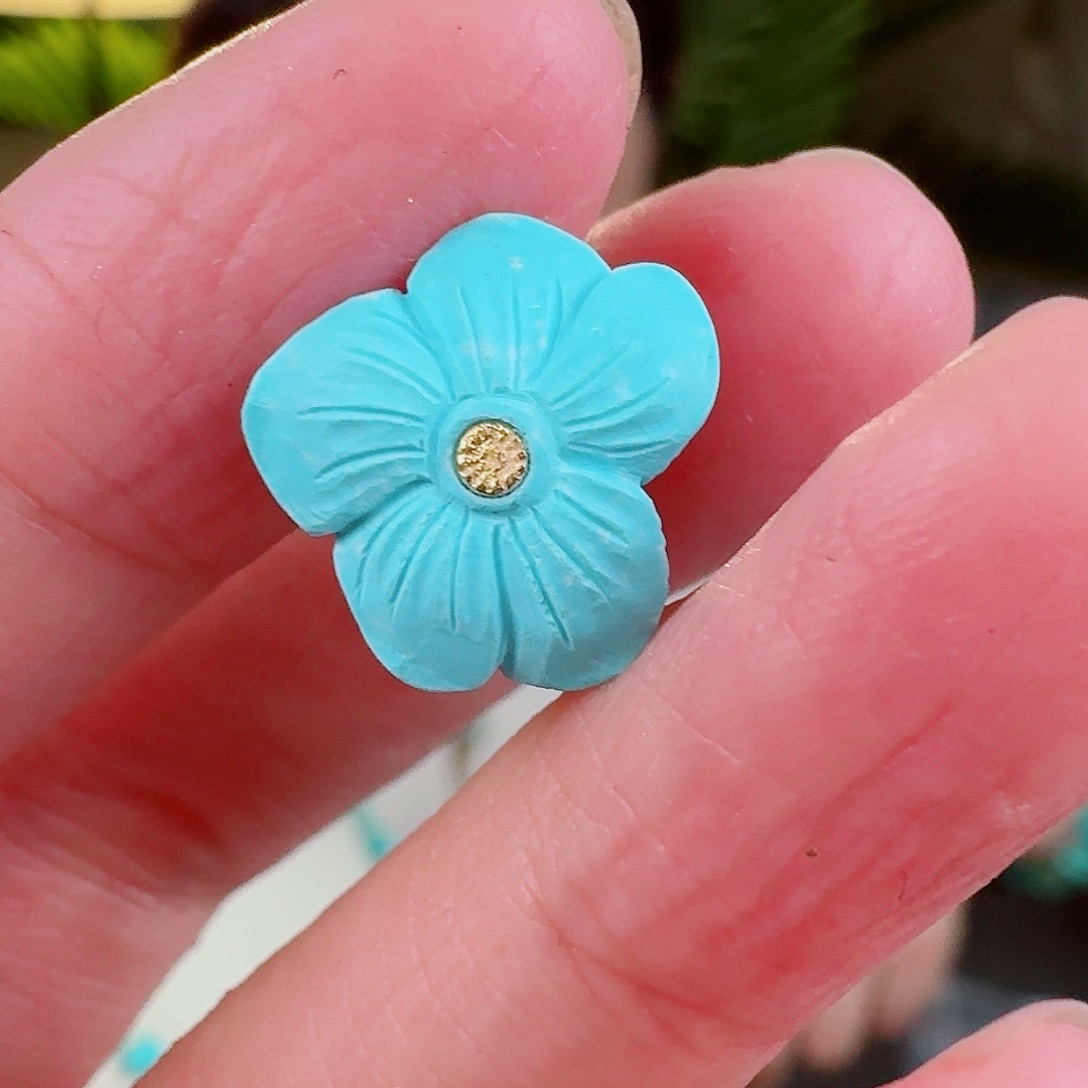 绿松石珠宝奇石未镶嵌