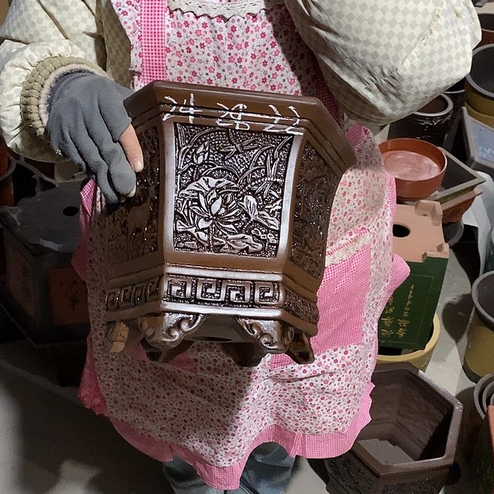 紫砂花盆紫砂花盆