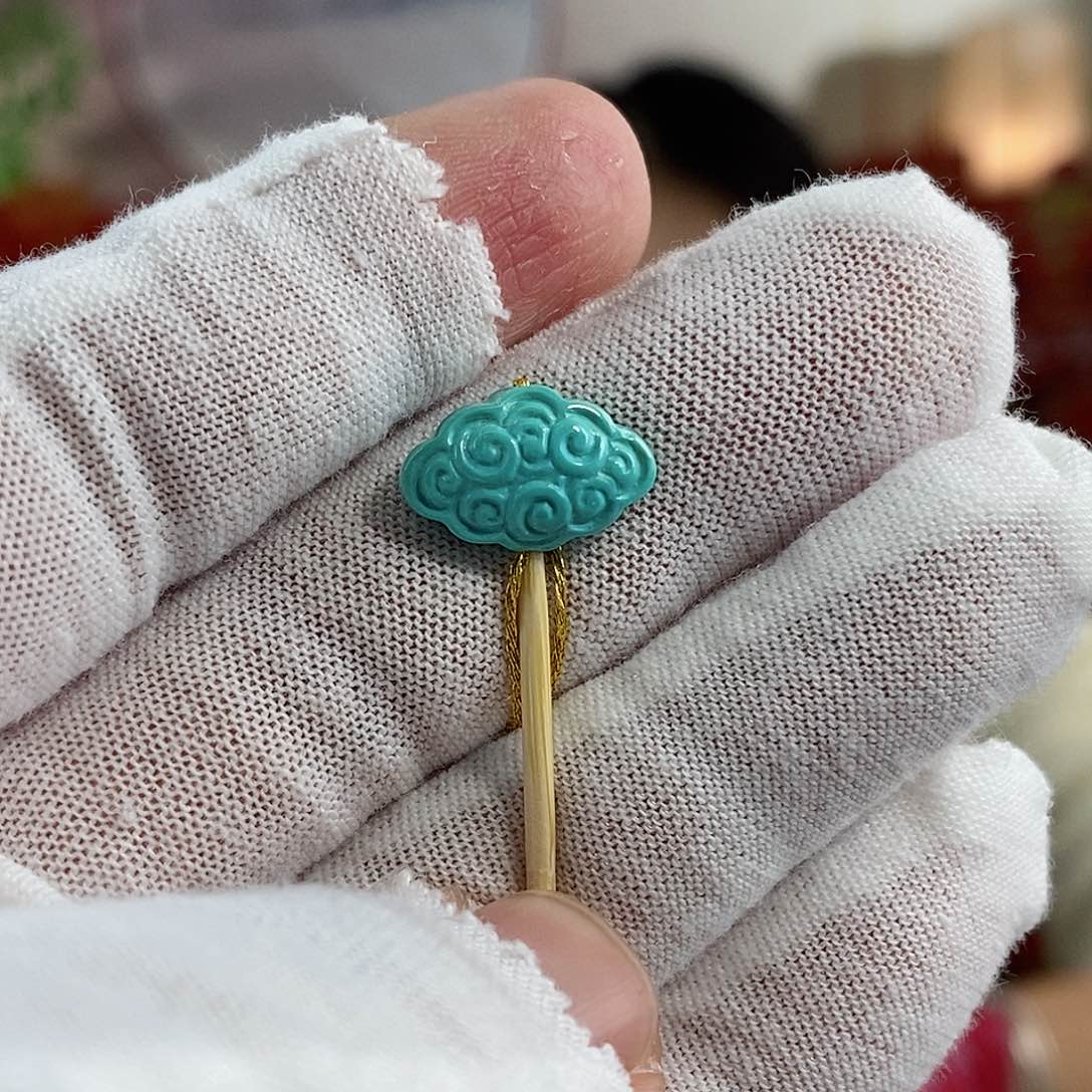 绿松石珠宝奇石未镶嵌