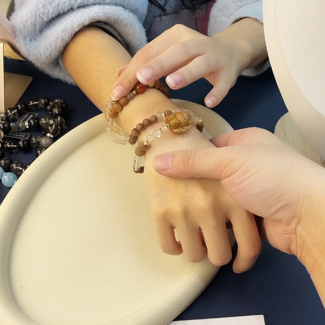 手链银S925镶嵌水晶