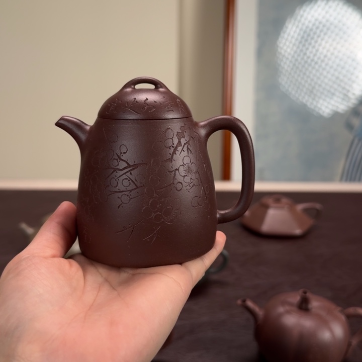 今***喜茶壶紫砂全手秦权