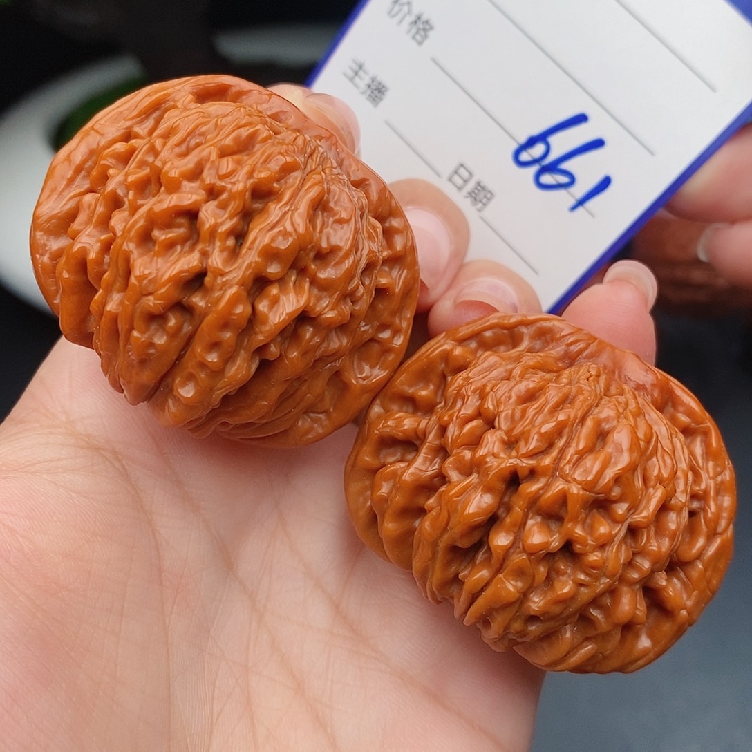 把件文玩核桃45四座楼661