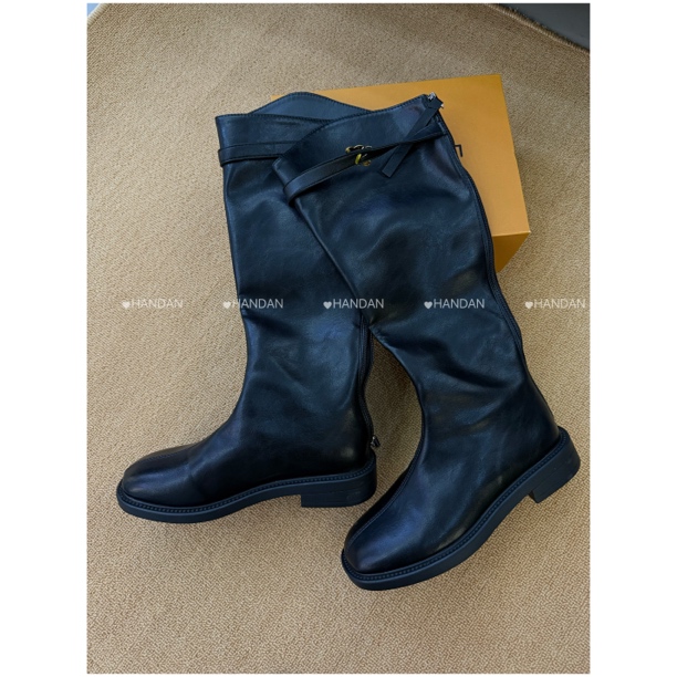 HANDAN· 【长靴 自留】鞋子 时尚黑色