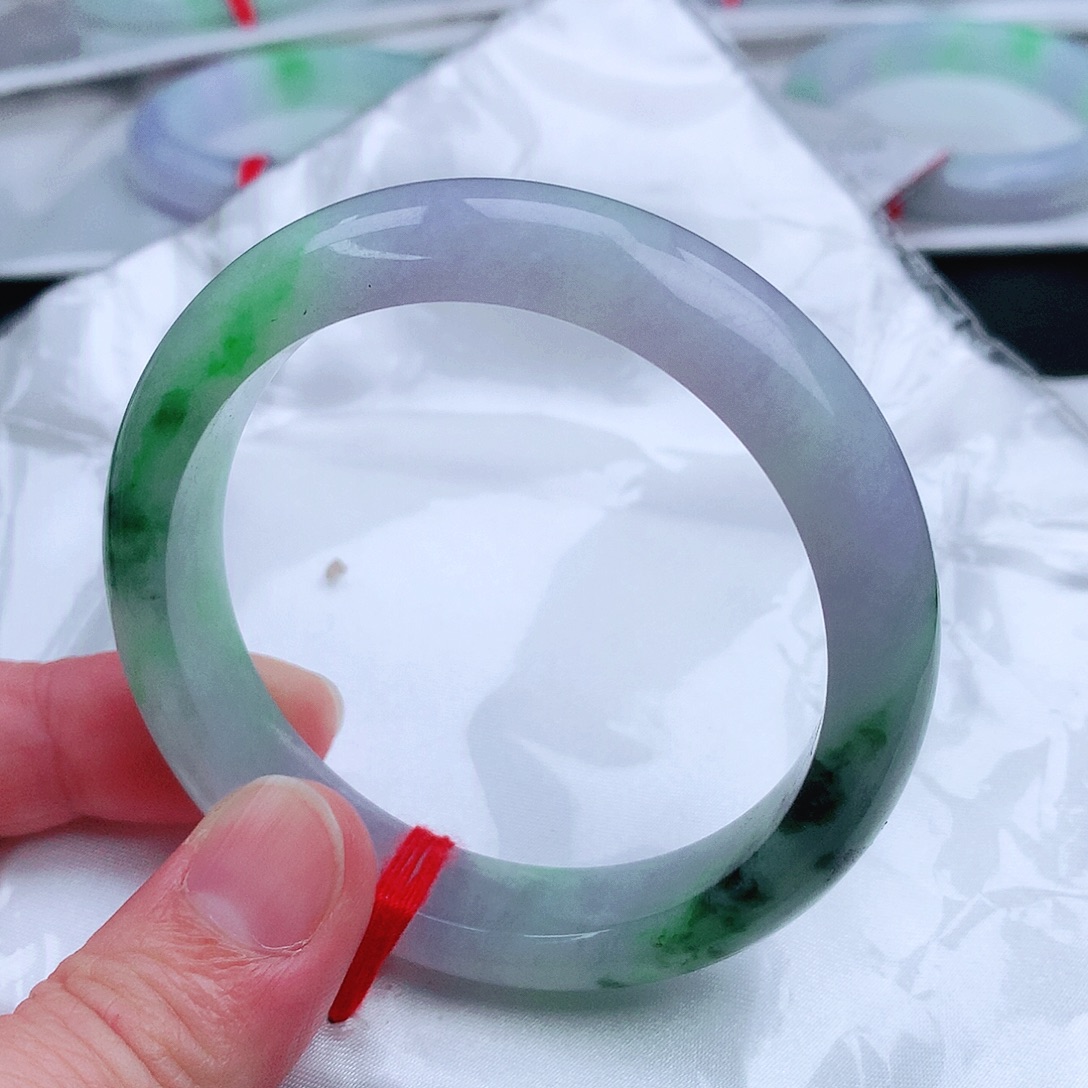 兰***子翡翠未镶嵌手镯21