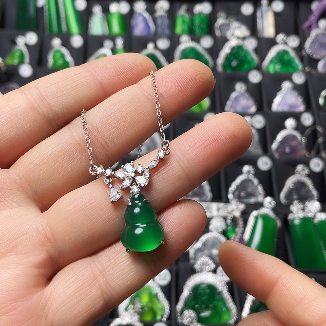 玛瑙/玉髓合金颈饰