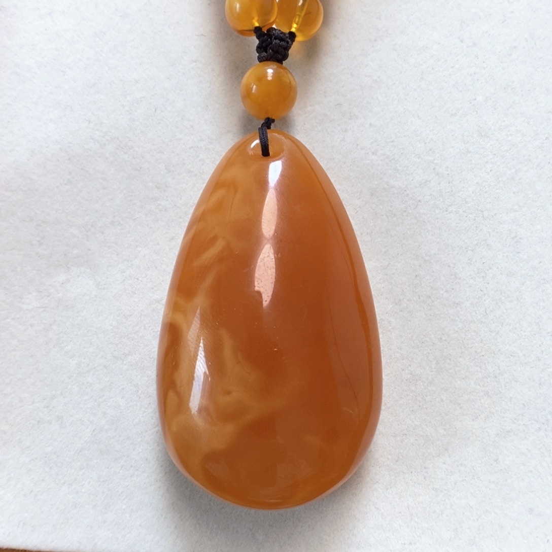 蜜蜡颈饰未镶嵌蜜蜡