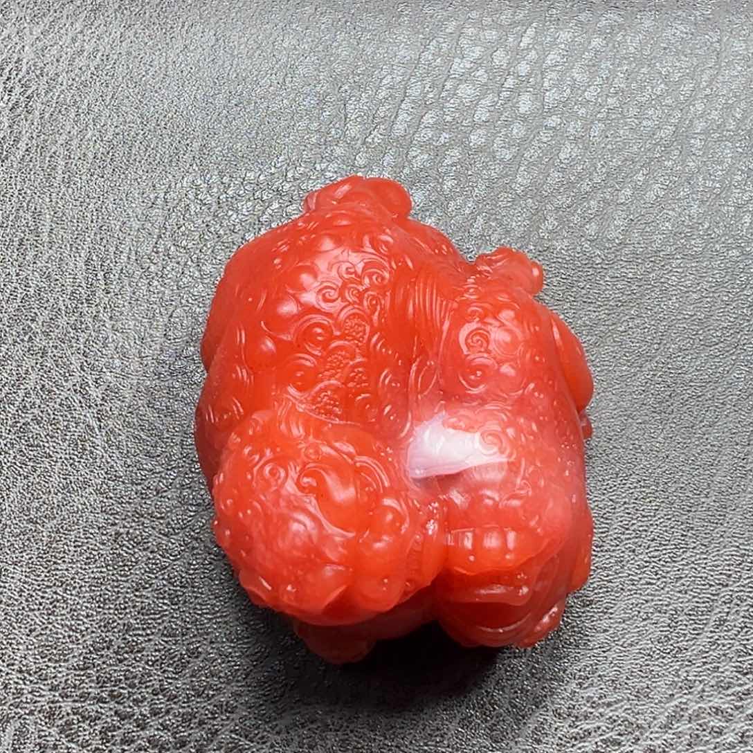 南红玛瑙貔貅未镶嵌小*