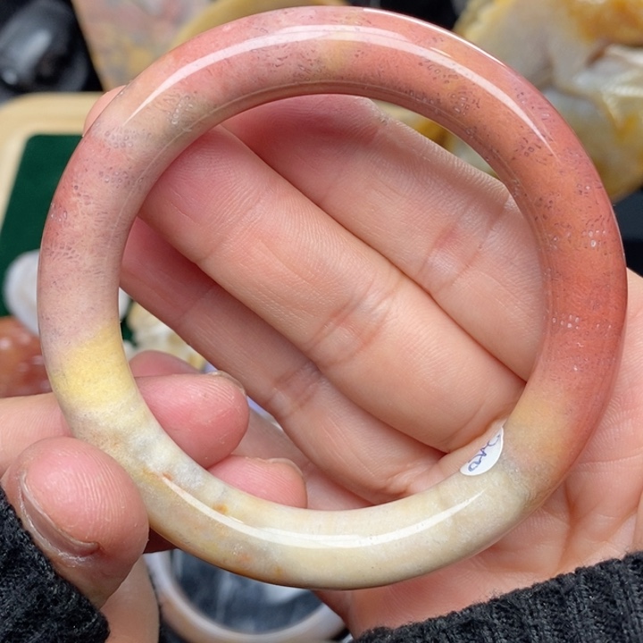 硅化珊瑚（珊瑚玉）手镯未镶嵌54