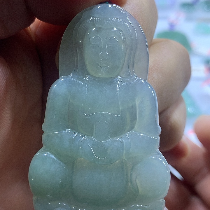 翡翠未镶嵌颈饰天然翡翠A货吊坠