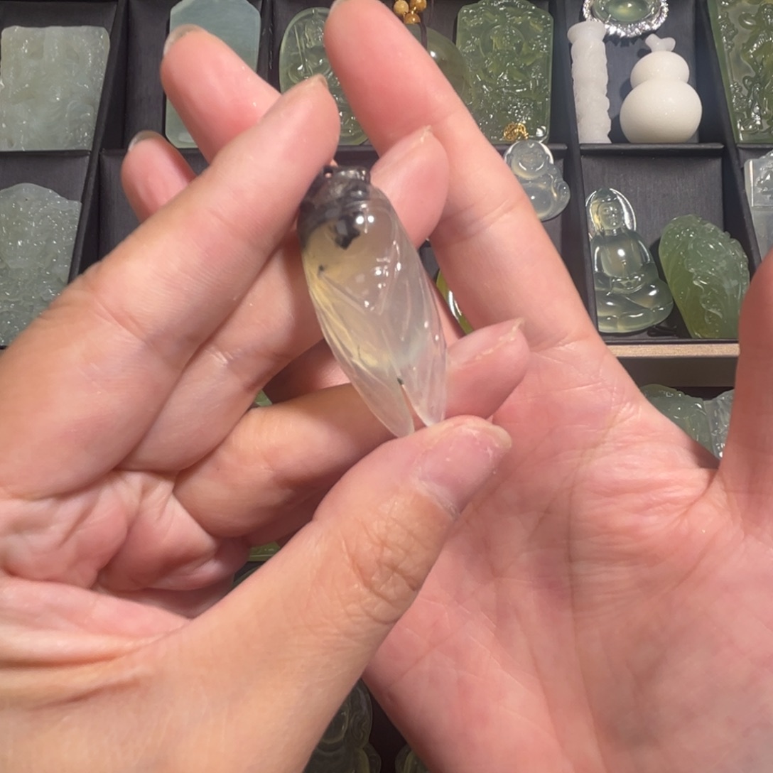 蛇纹石玉未镶嵌吊坠(不含链)