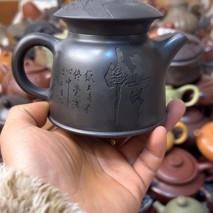 紫砂茶壶紫砂壶把手开裂壶嘴跳砂