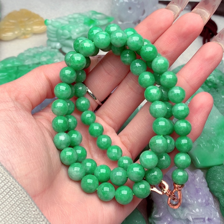 翡翠项链未镶嵌项链