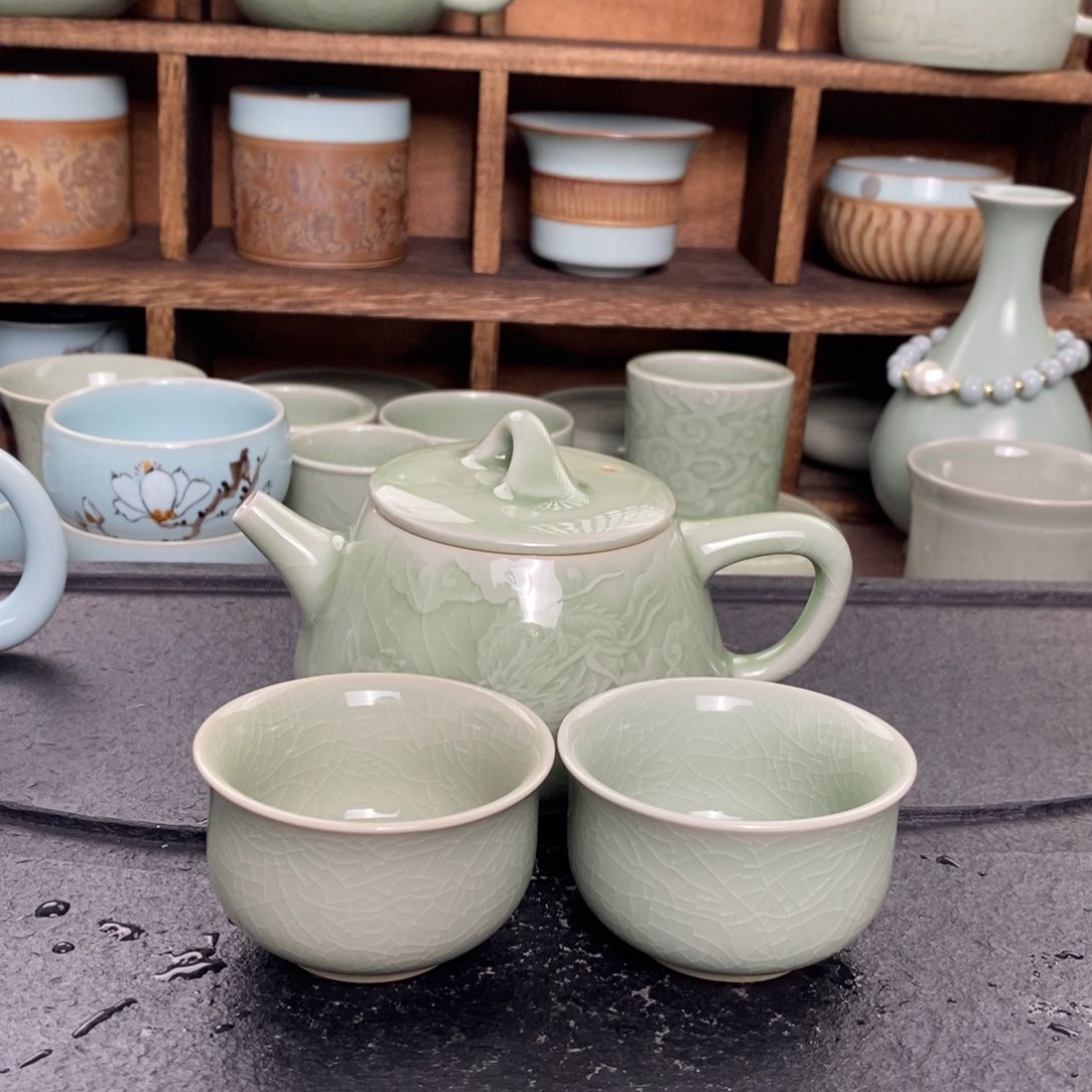 【闪购商品】豆绿石瓢壶一级奎奎，，。。。