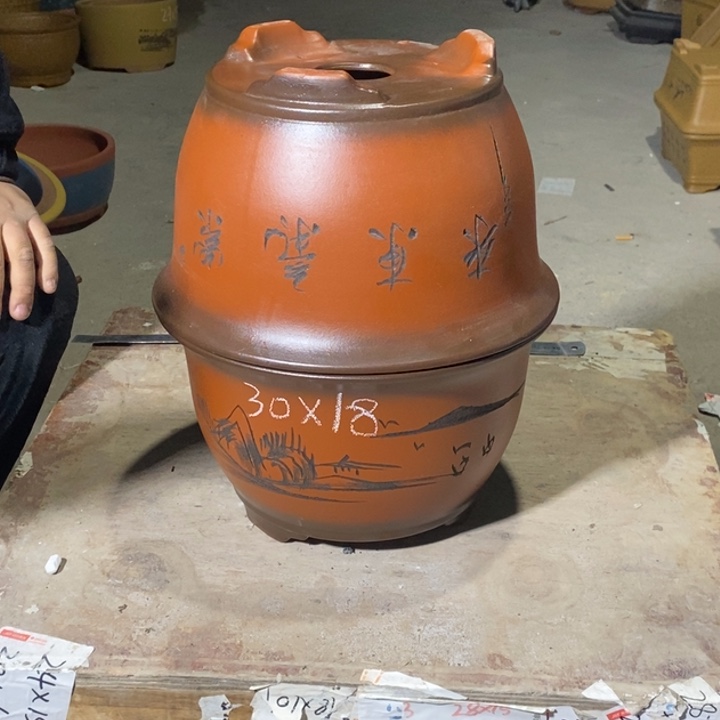 紫砂花盆紫砂紫砂